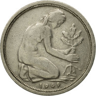 Monnaie, République Fédérale Allemande, 50 Pfennig, 1949, Stuttgart, TTB - 50 Pfennig