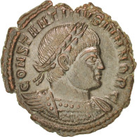 Monnaie, Constantin II, Nummus, Trèves, TTB+, Cuivre, RIC:254 - L'Empire Chrétien (307 à 363)