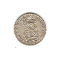 585/ Grande-Bretagne : Georges V : 1 Shilling 1933 (argent) - Autres & Non Classés