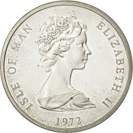 Monnaie, Isle Of Man, Elizabeth II, 25 Pence, 1972, SPL, Argent, KM 25a - Isle Of Man