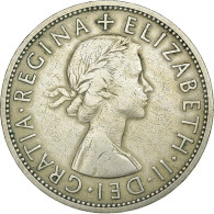 Monnaie, Grande-Bretagne, Elizabeth II, 1/2 Crown, 1961, TB, Cupro-nickel - K. 1/2 Crown