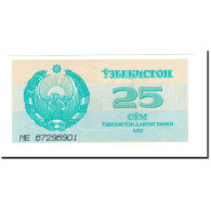 Billet, Uzbekistan, 25 Sum, 1992, 1993, KM:65a, NEUF - Usbekistan