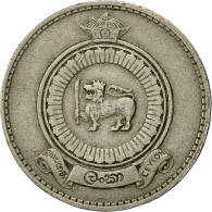 Monnaie, Ceylon, Elizabeth II, Rupee, 1963, TTB, Copper-nickel, KM:133 - Sri Lanka (Ceylon)