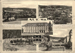 72474708 Aue Sachsen Blick Zum Bad Muldenbruecke Teilansicht Kulturhaus Ernst Th - Aue