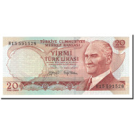 Billet, Turquie, 20 Lira, 1970, KM:187a, NEUF - Turquia