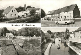 72474142 Storkow Mark Teilansicht Markt Freibad Storkower See Schleuse Storkow - Storkow