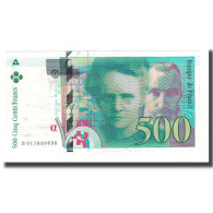 France, 500 Francs, Pierre Et Marie Curie, 1994, TTB, Fayette:76.01, KM:160a - 500 F 1994-2000 ''Pierre En Marie Curie''