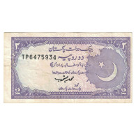 Billet, Pakistan, 2 Rupees, Undated (1985-99), KM:37, TTB - Pakistán