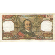 France, 100 Francs, Corneille, 1968, 1968-11-07, TTB, Fayette:65.24, KM:149c - 100 F 1964-1979 ''Corneille''