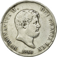 Monnaie, États Italiens, NAPLES, Ferdinando II, 120 Grana, 1858, TTB, Argent - Napoli & Sicilia