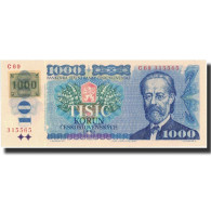 Billet, République Tchèque, 1000 Korun, 1993, 1993 Old Date 1985, KM:3a, NEUF - Repubblica Ceca