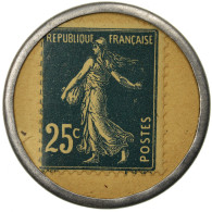 Monnaie, France, Chareton Droniou, Guingamp, 25 Centimes, Timbre-Monnaie, SUP - Monétaires / De Nécessité