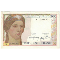 France, 300 Francs, Cérès Et Mercure, 1939, 1939-02-09, TTB, Fayette:29.3 - 300 F 1938-1939