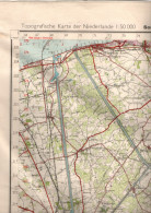 TOPOGRAFISCHE KARTE DER NIEDERLANDE( 1941 ) , Holland , Sluis - Documenti