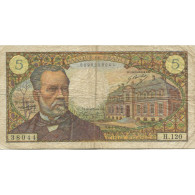 France, 5 Francs, Pasteur, 1970, 1970-01-08, TB, Fayette:61.12, KM:146b - 5 F 1966-1970 ''Pasteur''