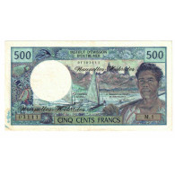 Billet, Condominium Des Nouvelles-Hébrides, 500 Francs, Undated (1979), KM:19b - Vanuatu