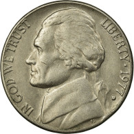 Monnaie, États-Unis, Jefferson Nickel, 5 Cents, 1977, U.S. Mint, Denver, TTB - 1938-…: Jefferson