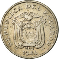 Monnaie, Équateur, 20 Centavos, 1946, TTB, Copper-nickel, KM:77.1b - Ecuador