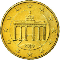 République Fédérale Allemande, 10 Euro Cent, 2003, FDC, Laiton, KM:210 - Allemagne