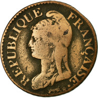 Monnaie, France, Dupré, 5 Centimes, AN 8, Metz, TB+, Bronze, Gadoury:126a - Otros & Sin Clasificación