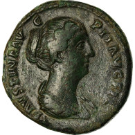 Monnaie, Faustina II, As, 147-152, Roma, TTB, Bronze, RIC:1086 - Les Antonins (96 à 192)