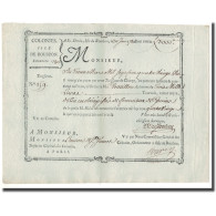 France, Traite, Colonies, Isle De Bourbon, 3000 Livres Tournois, 1780, SUP - ...-1889 Anciens Francs Circulés Au XIXème