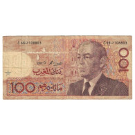 Billet, Maroc, 100 Dirhams, 1987, 1987-07-14, KM:65b, TTB - Morocco