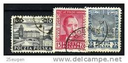 POLAND 1949 MICHEL No: 530-532 USED - Gebraucht
