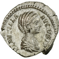 Monnaie, Plautille, Denier, Rome, TTB, Argent, RIC:363 - The Severans (193 AD To 235 AD)