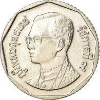 Monnaie, Thaïlande, Rama IX, 5 Baht, 2008, TTB, Copper-Nickel Clad Copper - Tailandia