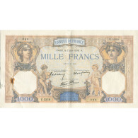 France, 1000 Francs, Cérès Et Mercure, 1938, 1938-06-02, SUP, Fayette:38.17 - 1 000 F 1927-1940 ''Cérès E Mercure''