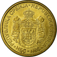 Monnaie, Serbie, Dinar, 2008, TTB, Nickel-brass, KM:39 - Serbia