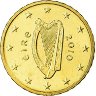 IRELAND REPUBLIC, 10 Euro Cent, 2010, FDC, Laiton, KM:47 - Irlande