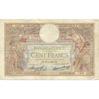 France, 100 Francs, Luc Olivier Merson, 1937, 1937-05-13, TB, Fayette:24.16 - 100 F 1908-1939 ''Luc Olivier Merson''