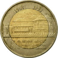 Monnaie, Sri Lanka, 10 Rupees, 1998, British Royal Mint, TTB, Bi-Metallic - Sri Lanka