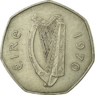 Monnaie, IRELAND REPUBLIC, 50 Pence, 1970, TB+, Copper-nickel, KM:24 - Irland