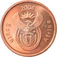 Monnaie, Afrique Du Sud, 5 Cents, 2004, TTB+, Copper Plated Steel, KM:325 - Sudáfrica