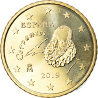 Espagne, 50 Euro Cent, 2019, SPL, Laiton, KM:New - España