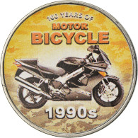 Monnaie, Somaliland, 1/2 Shilling, 2019, Motos - 100 Ans - 1990, SPL, Stainless - Somalië