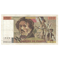 France, 100 Francs, Delacroix, 1979, TB+, Fayette:69.02C, KM:154a - 100 F 1978-1995 ''Delacroix''