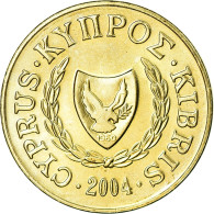 Monnaie, Chypre, 2 Cents, 2004, TTB, Nickel-brass, KM:54.3 - Cipro