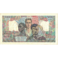 France, 5000 Francs, Empire Français, 1947, Z.3293484, SUP+, Fayette:47.59 - 5 000 F 1942-1947 ''Empire Français''