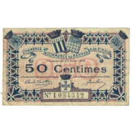 France, Rennes Et Saint-Malo, 50 Centimes, 1915, TB+, Pirot:105-13 - Chambre De Commerce