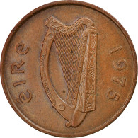 Monnaie, IRELAND REPUBLIC, 2 Pence, 1975, TTB, Bronze, KM:21 - Ireland