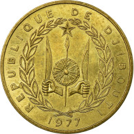 Monnaie, Djibouti, 20 Francs, 1977, Paris, TB+, Aluminum-Bronze, KM:24 - Djibouti