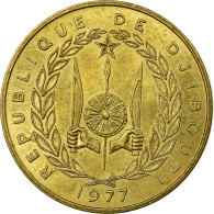 Monnaie, Djibouti, 20 Francs, 1977, Paris, TB+, Aluminum-Bronze, KM:24 - Gibuti