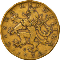 Monnaie, République Tchèque, 20 Korun, 1998, TTB, Brass Plated Steel, KM:5 - Czech Republic