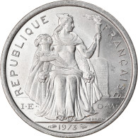 Monnaie, French Polynesia, 2 Francs, 1973, Paris, TTB+, Aluminium, KM:10 - Frans-Polynesië