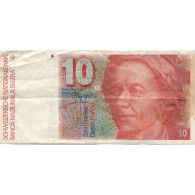 Billet, Suisse, 10 Franken, 1981, Undated, KM:53c, TB+ - Zwitserland