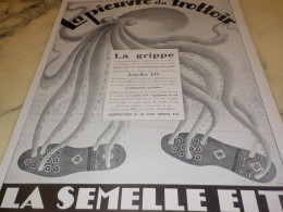 ANCIENNE PUBLICITE SEMELLE EIT LA PIEUVRE DU TROTTOIR 1929 - Pubblicitari